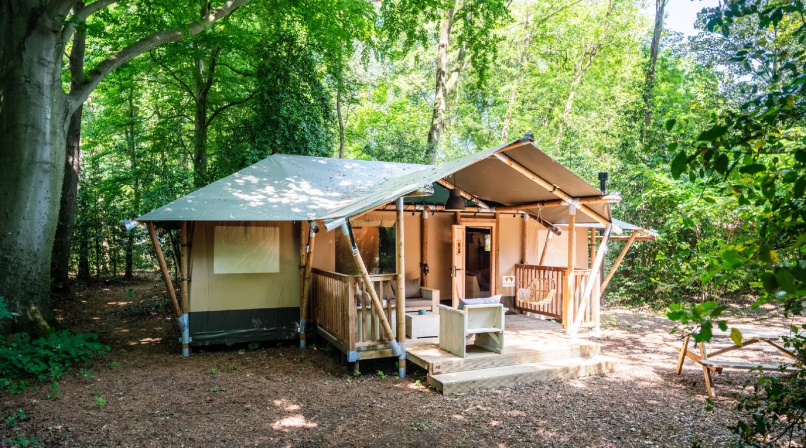 Verblijf 461636 - Tenthuis IJsselmeerkust - De Stille Heide met Kachel & Hottub