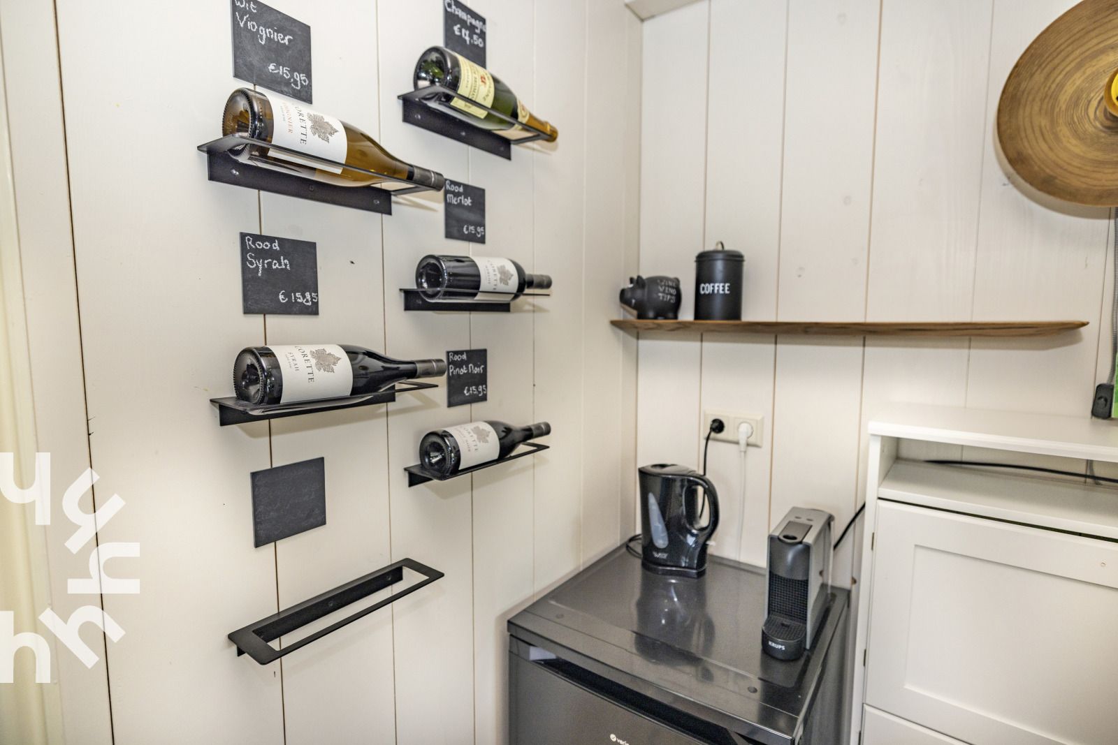 Decoratieve pompoenen bij NH495 vakantiehuis in Sint-Pancras, Noord-Holland.