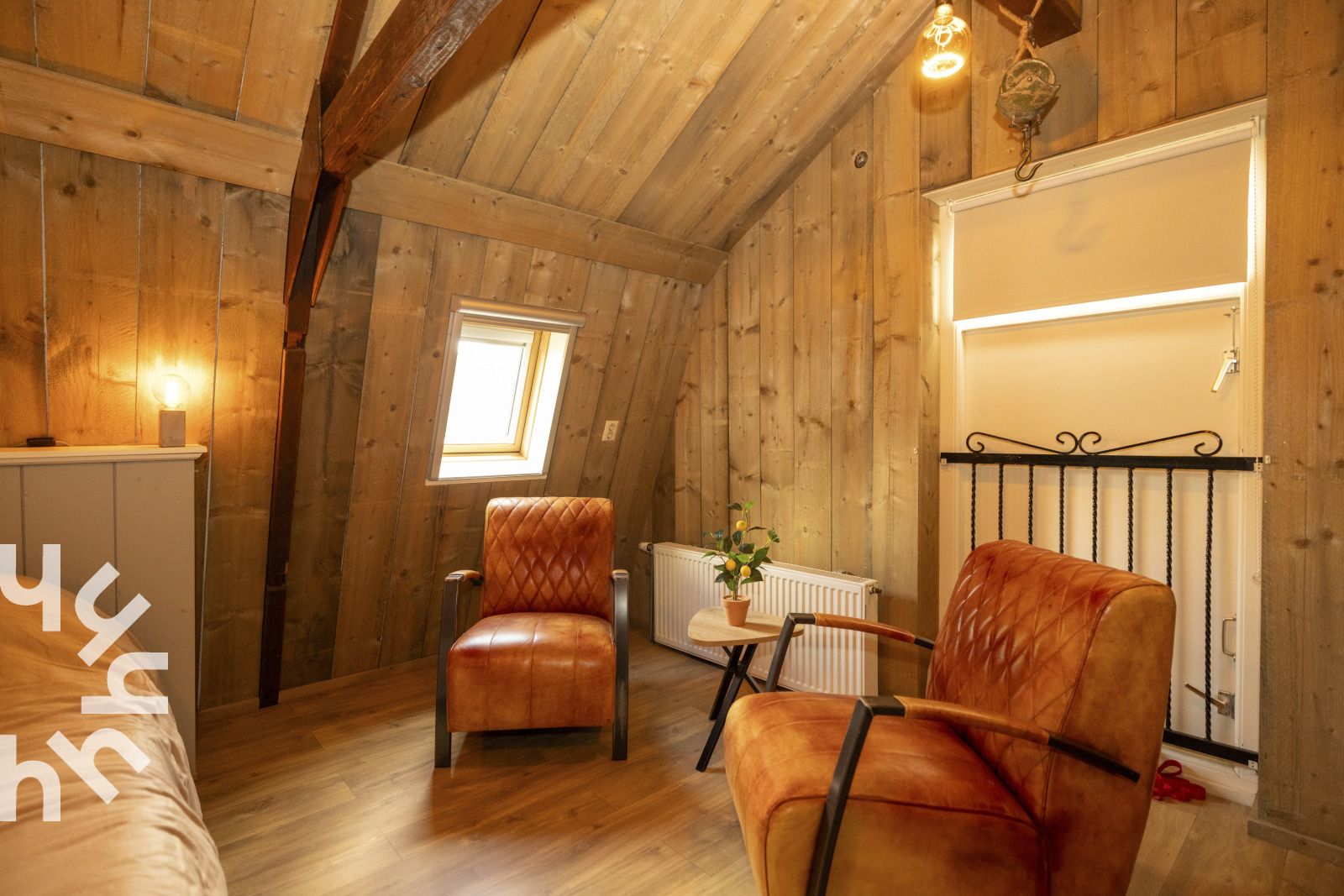 Details van de inrichting in NH495 vakantiehuis, Sint-Pancras, Noord-Holland.