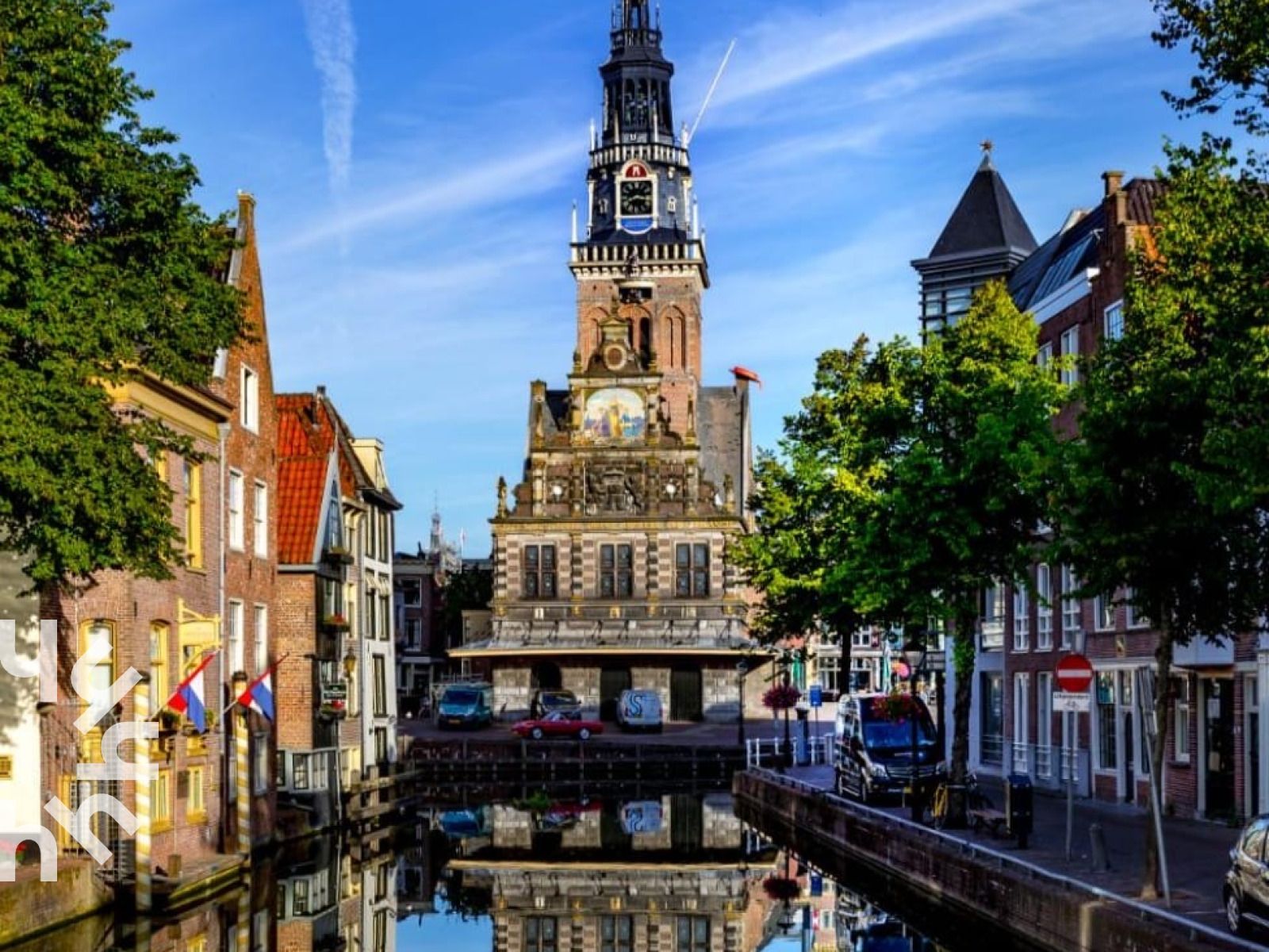 Uitzicht over Sint-Pancras vanuit NH495 vakantiehuis, Noord-Holland.