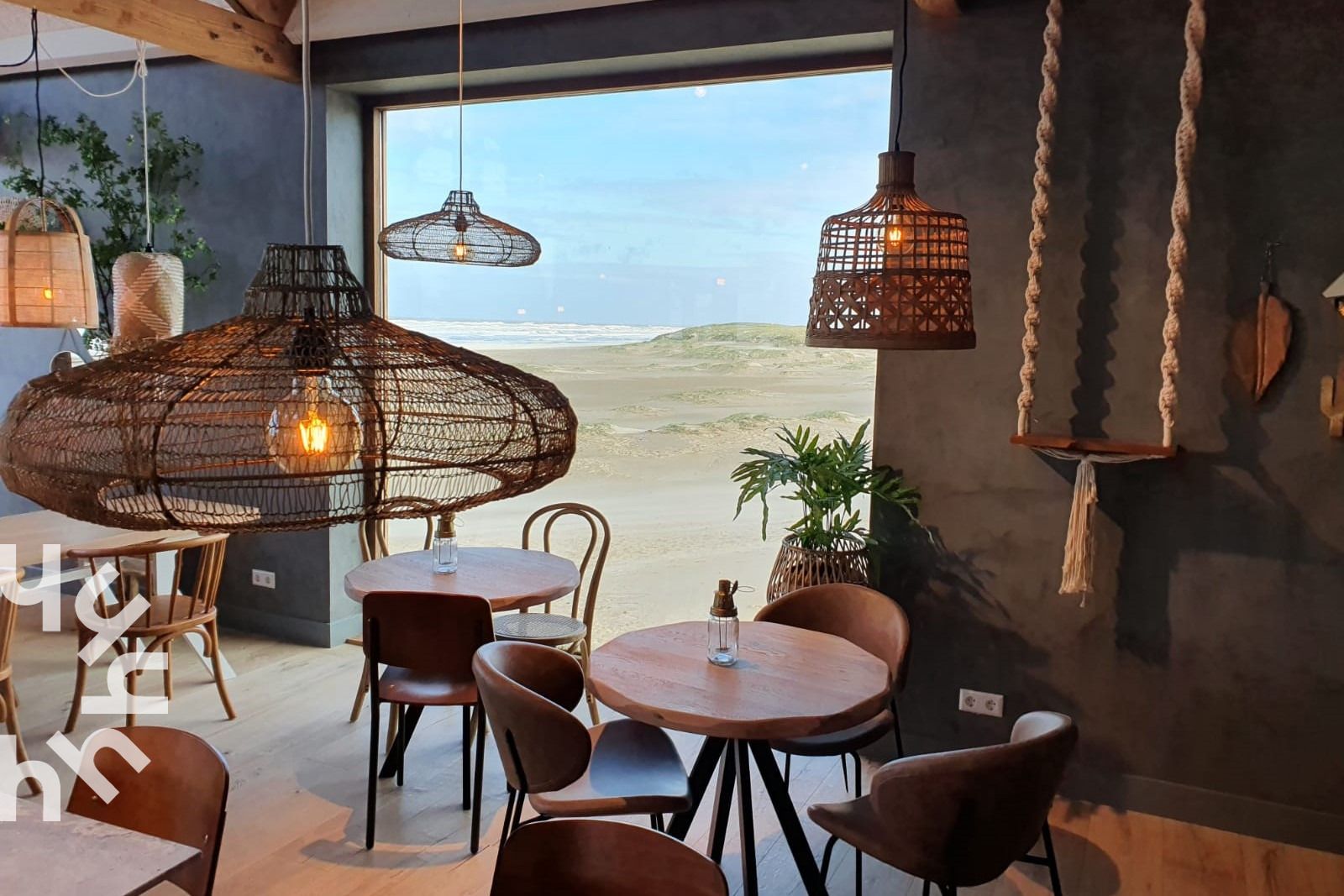 Vorgarten des Ferienhauses NH392 in Schoorl, Nordholland.