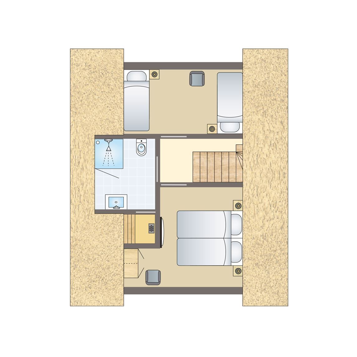 Guest house 4842121 - Bungalow Noord-Holland noord - Berger Duinen | 4-persoons woning | 4L