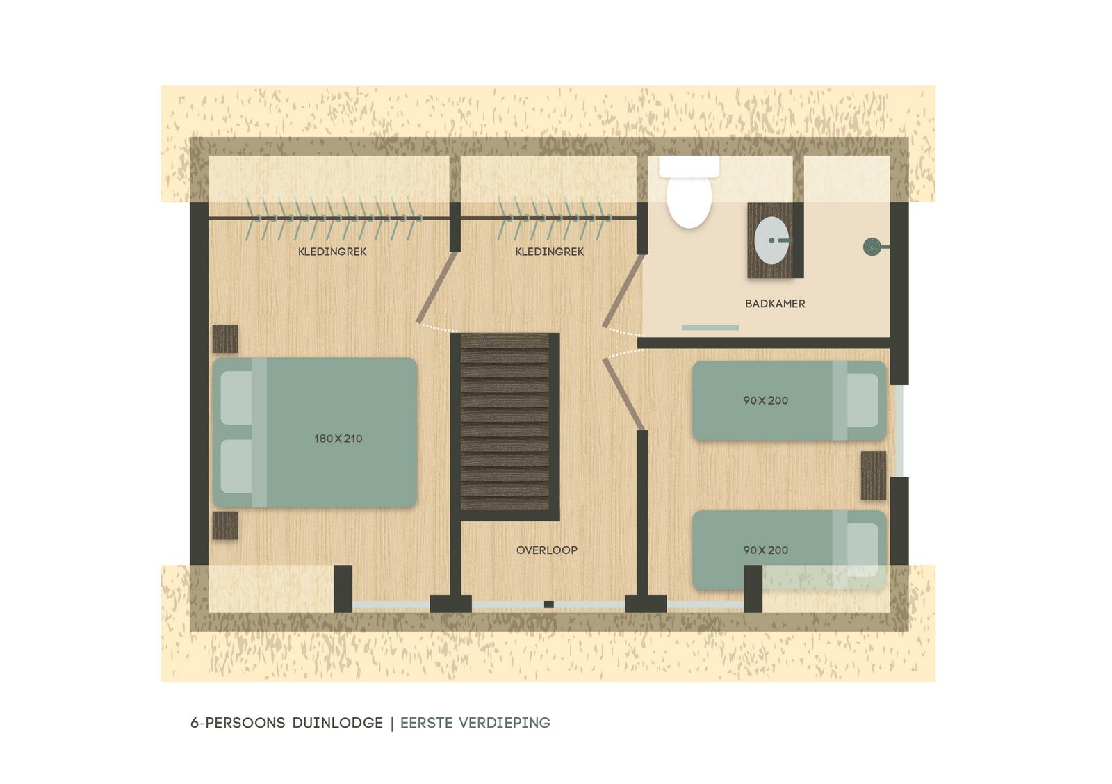 Guest house 484238 - Holiday property Noord-Holland noord - 6-persoons Duinlodge Huisdier toegestaan