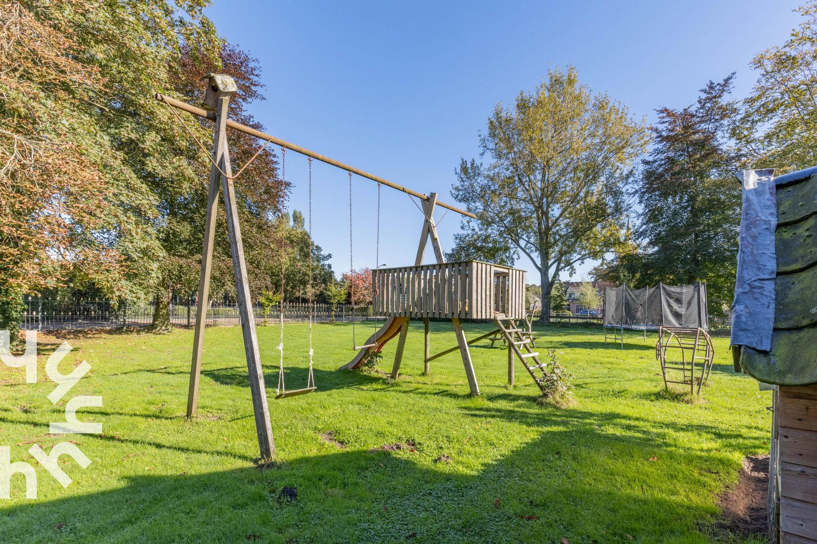 Badezimmer mit Dusche im Ferienhaus NH225 in Loosdrecht, Nordholland.