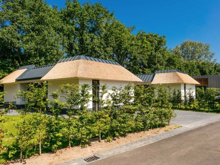 Rustieke vakantiehuizen 4-persoons Trompenburgh in Loosdrecht, Noord-Holland, met natuurlijke omgeving en privacy.