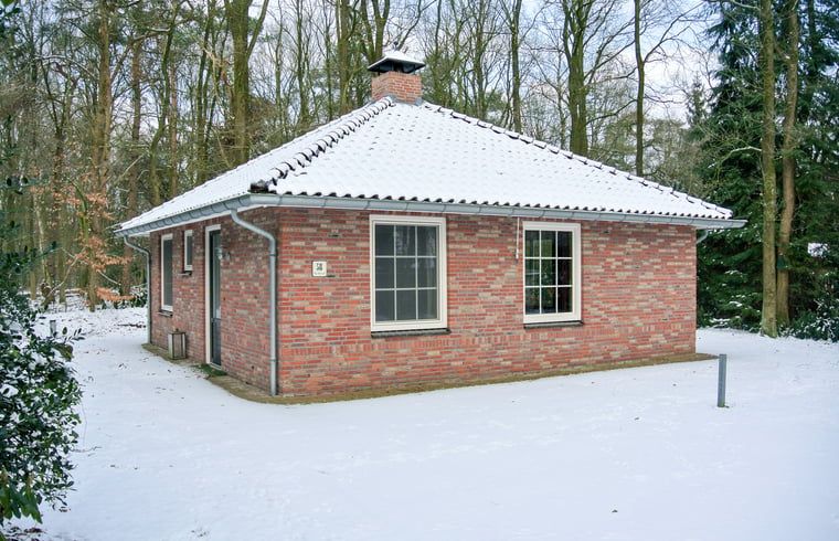 Vakantiehuis in Nutter, winterse sfeer rondom vakantiehuis in Twente, Overijssel.