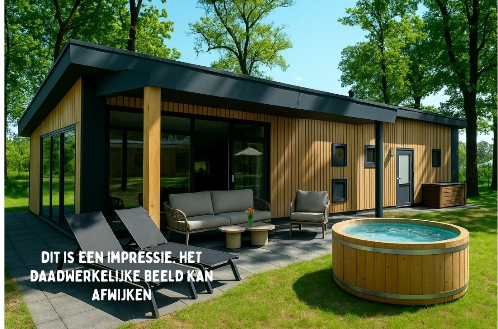 Guest house 520827 - Holiday property Twente - Wood Cottage + hottub