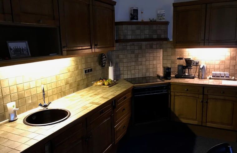 Voll ausgestattete Kueche in Cottage in Weerselo, Ferienhaus in Twente, Overijssel.