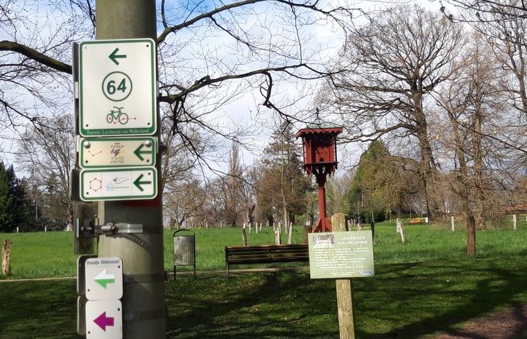 Fahrradrouten in der Naehe Cottage in Oldenzaal, Ferienhaus in Twente, ideal fuer Radfahrer.