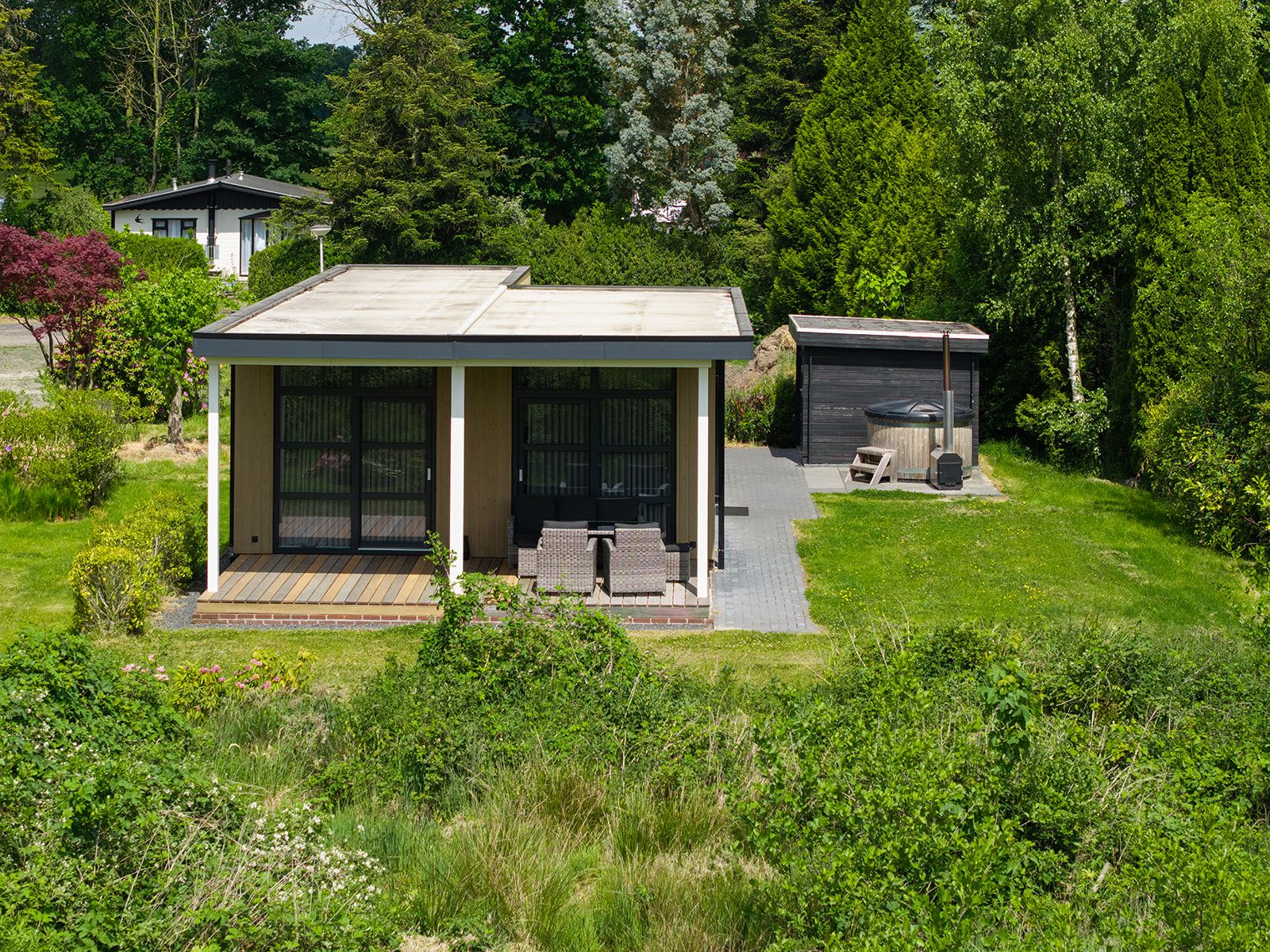 Unterkunft 523146 - Ferienhaus Twente - Vogellodge + hottub