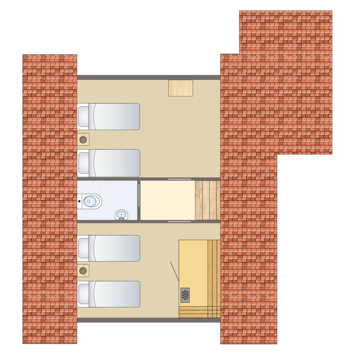 Verblijf 523152 - Bungalow Twente - Landgoed De Elsgraven | 4-persoons bungalow | 4CE1