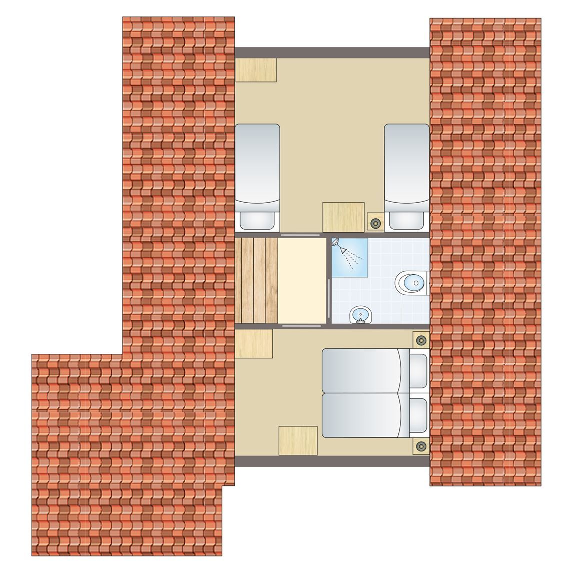 Verblijf 523154 - Bungalow Twente - Landgoed De Elsgraven | 4-6-persoons bungalow | 4-6C2