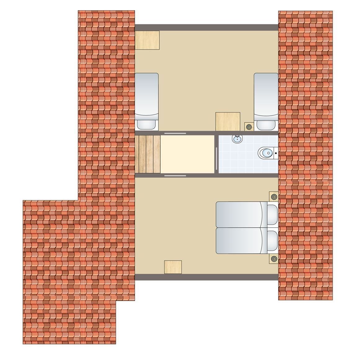 Verblijf 523157 - Bungalow Twente - Landgoed De Elsgraven | 4-6-persoons bungalow | 4-6C1