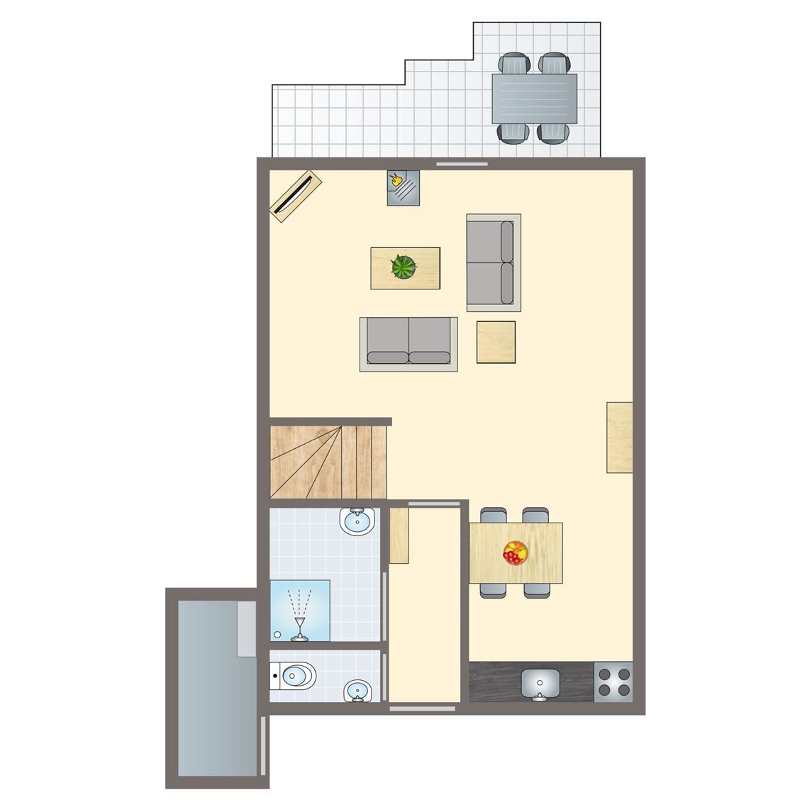 Guest house 523158 - Bungalow Twente - Landgoed De Elsgraven | 4-persoons bungalow | 4C1