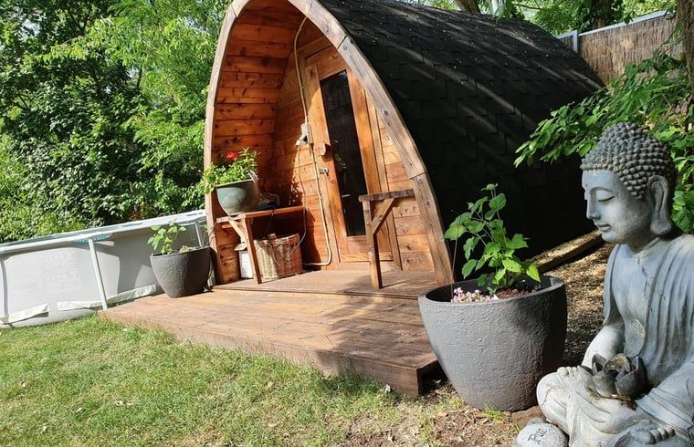 Einzigartiges Holzhaus im Huisje in Denekamp, Ferienhaus in Twente, Overijssel mit ruhiger Atmosphaere.