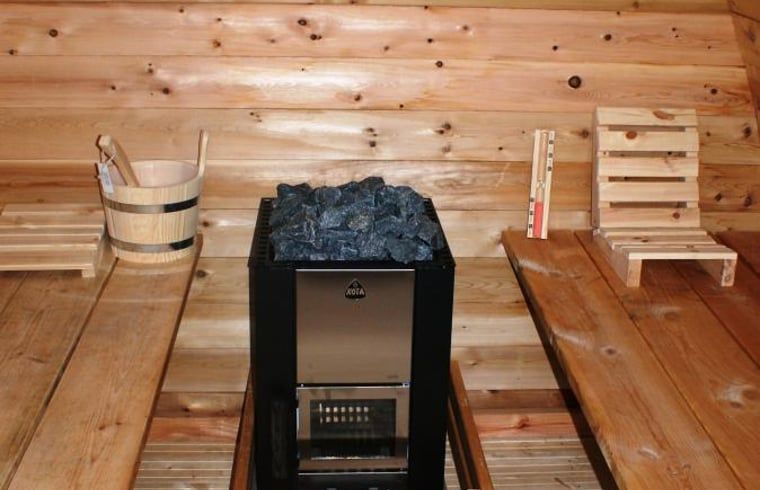 Authentische Sauna im Ferienhaus in Denekamp, Ferienhaus in Twente, Overijssel fuer ultimative Entspannung.