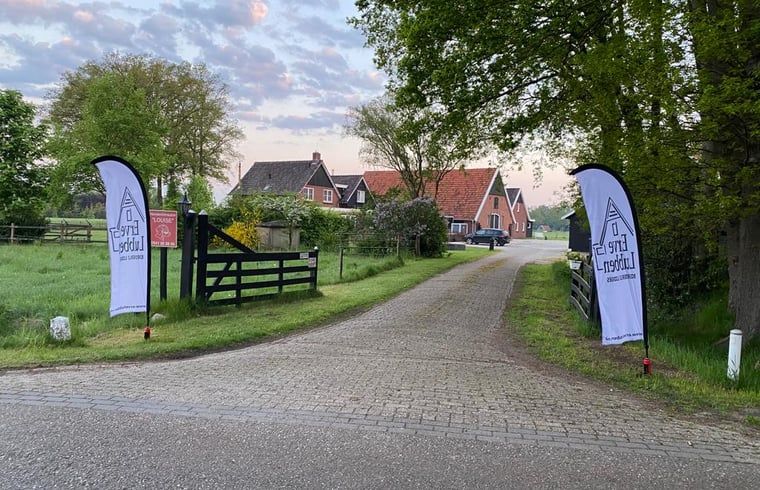Access road to Holiday home in Denekamp, located in green Twente, Overijssel.