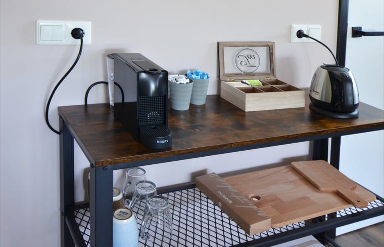 Coffee Corner in Holiday Home in Denekamp, Twente, for a relaxing morning in Overijssel.
