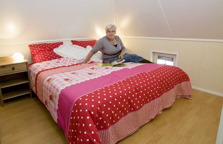 Comfortabele slaapkamer in Huisje in Notter, vakantiehuis in het hart van Twente, Overijssel.