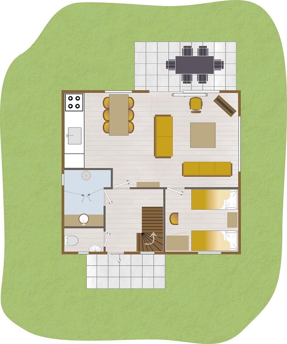 Unterkunft 524118 - Ferienhaus Twente - Boshuus Wellness