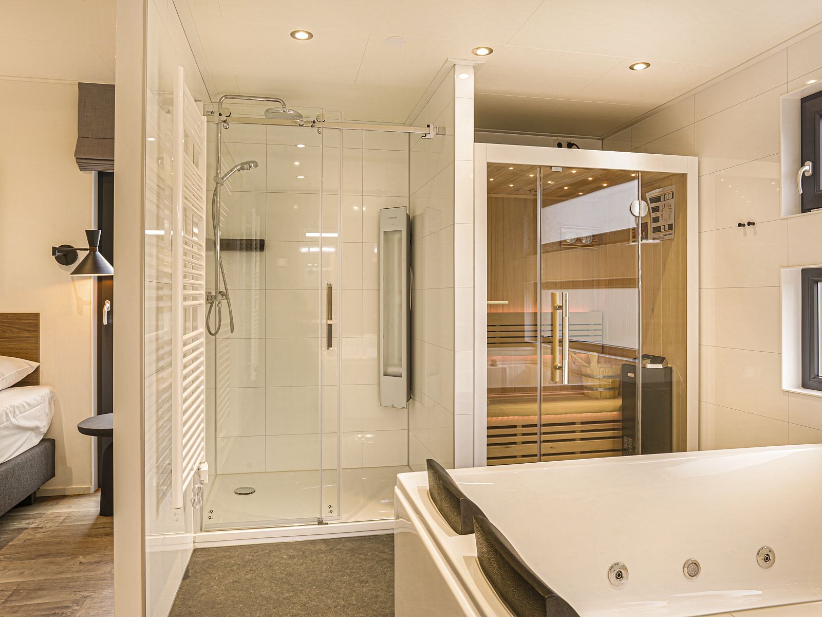 Plattegrond van Sallandse Heuvelrug 2-persoons woning in Hoge Hexel, Twente, Overijssel.