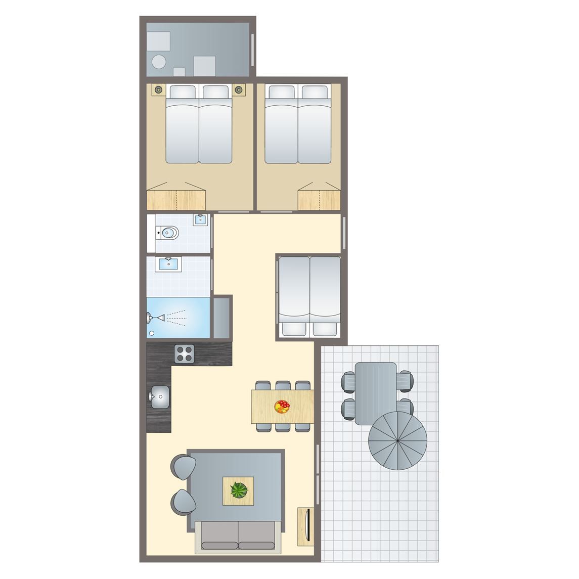 Verblijf 524257 - Bungalow Twente - Sallandse Heuvelrug | 4-6-persoons woning | 4-6C