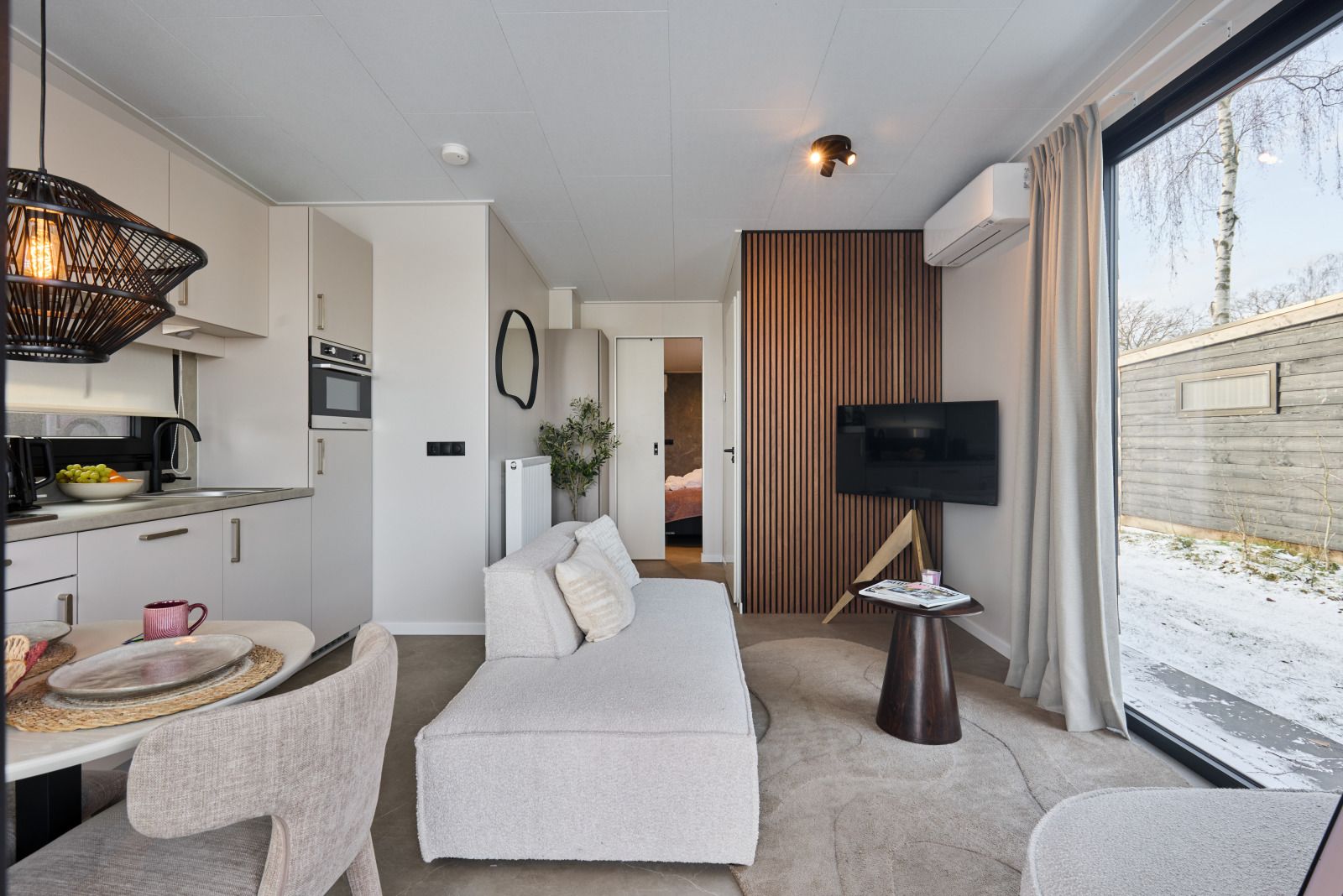 Verblijf 524626 - Vakantiewoning Twente - Happy Oak wellnesslodge met bubbeltub, ligbad, sauna en