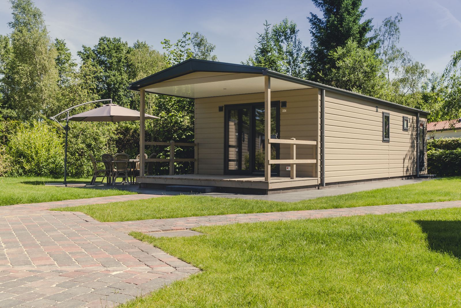 Verblijf 524630 - Vakantiewoning Twente - Bungalette comfort met veranda