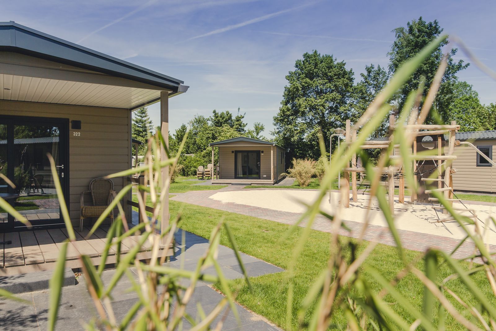 Verblijf 524630 - Vakantiewoning Twente - Bungalette comfort met veranda