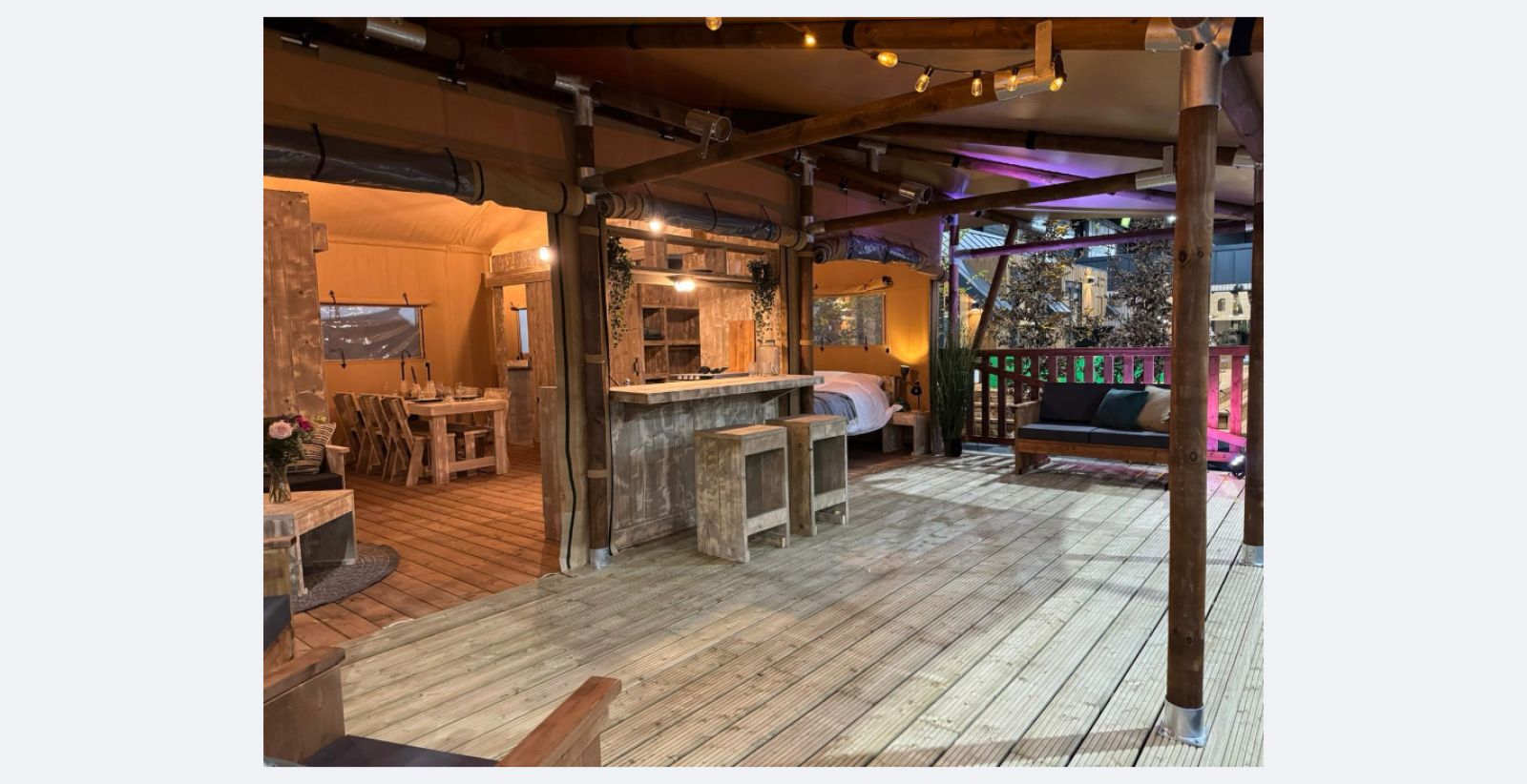 Verblijf 524690 - Tenthuis Twente - Safarisuite met privé sanitair