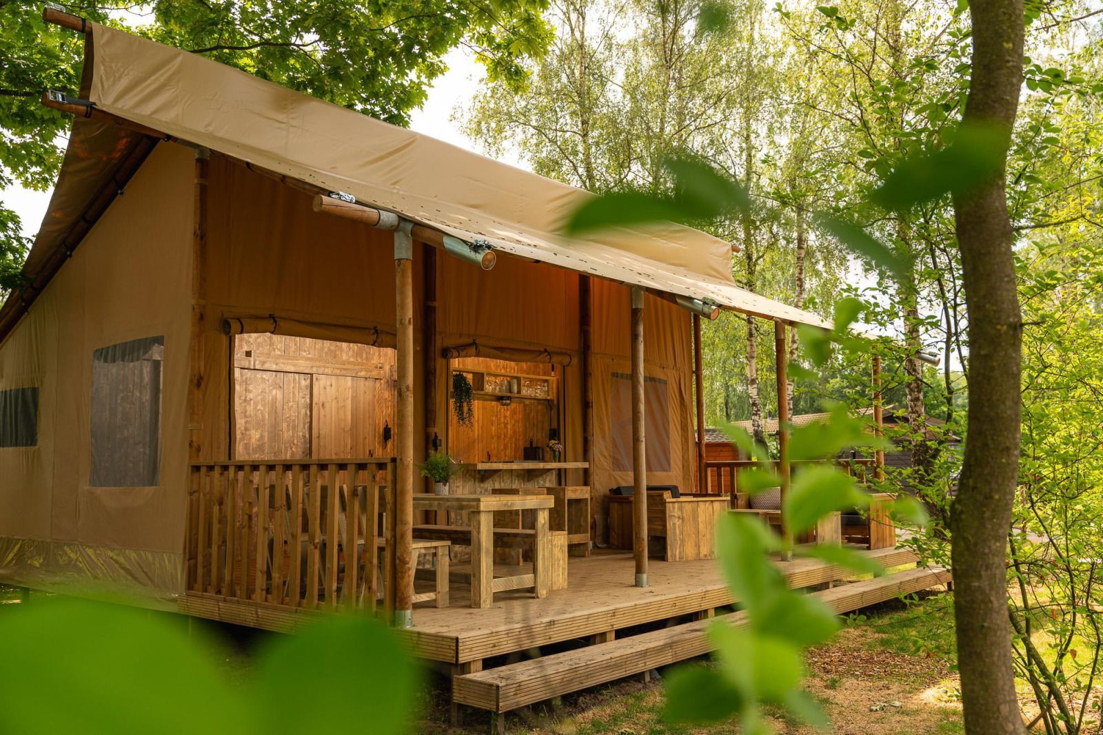 Verblijf 524693 - Tenthuis Twente - Safaritent 'de bartenter' + privé sanitair