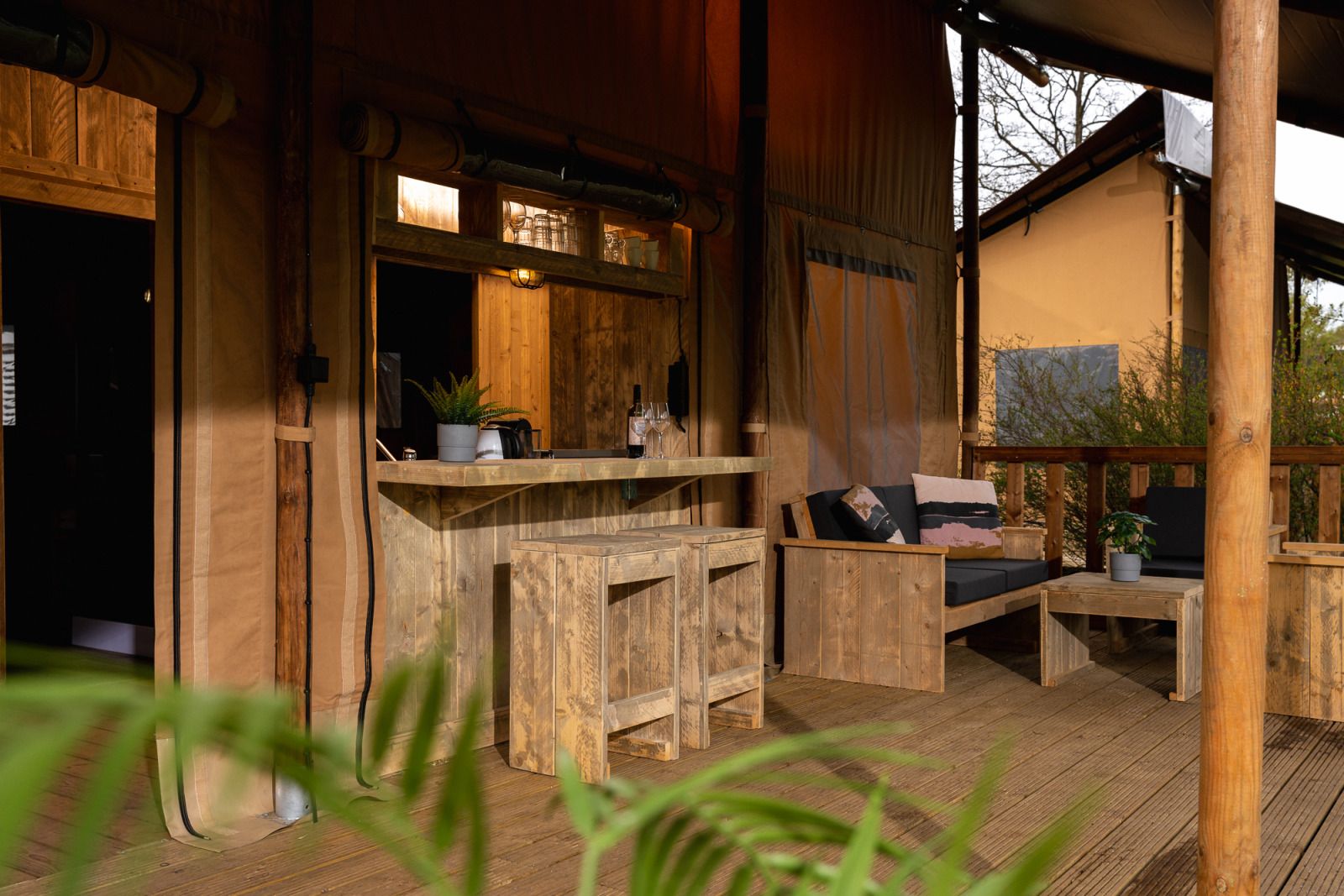 Verblijf 524693 - Tenthuis Twente - Safaritent 'de bartenter' + privé sanitair