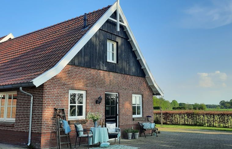 Spacious bedroom with double bed in vacation home Manderveen, ultimate comfort in Twente.