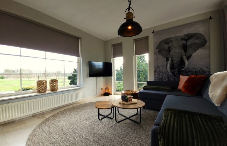 Stilvolles Schlafzimmer im Ferienhaus in Lonneker, Twente, bietet Komfort und Ruhe im schoenen Overijssel.