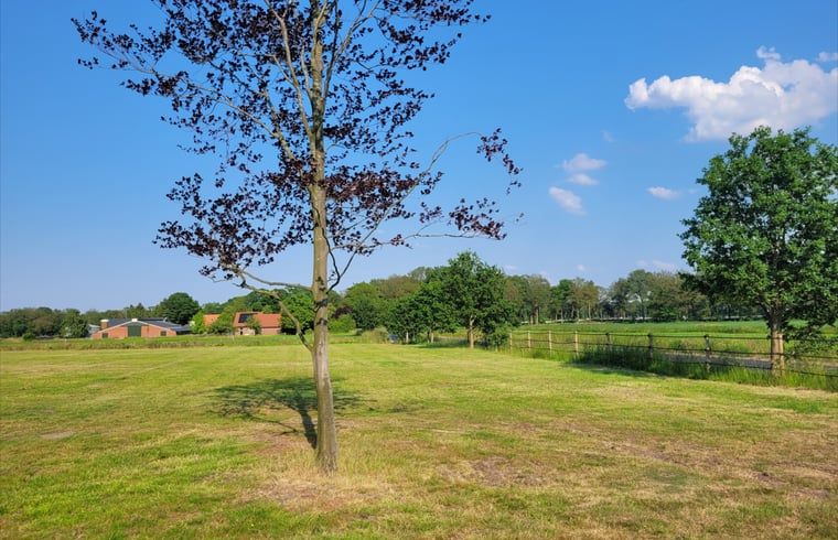 Komfortables Schlafzimmer im Ferienhaus in Lonneker, Twente, fuer eine gute Nachtruhe in der ruhigen Region Overijssel.