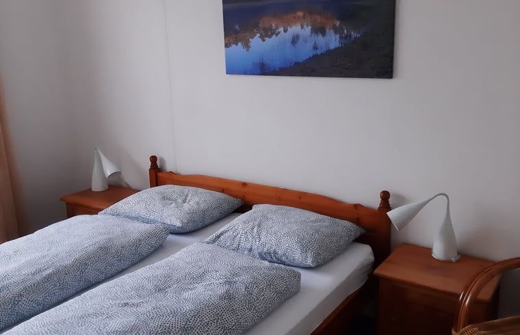 Cozy bedroom in Holiday home in Lattrop Breklenkamp overlooking nature in Twente, Overijssel.