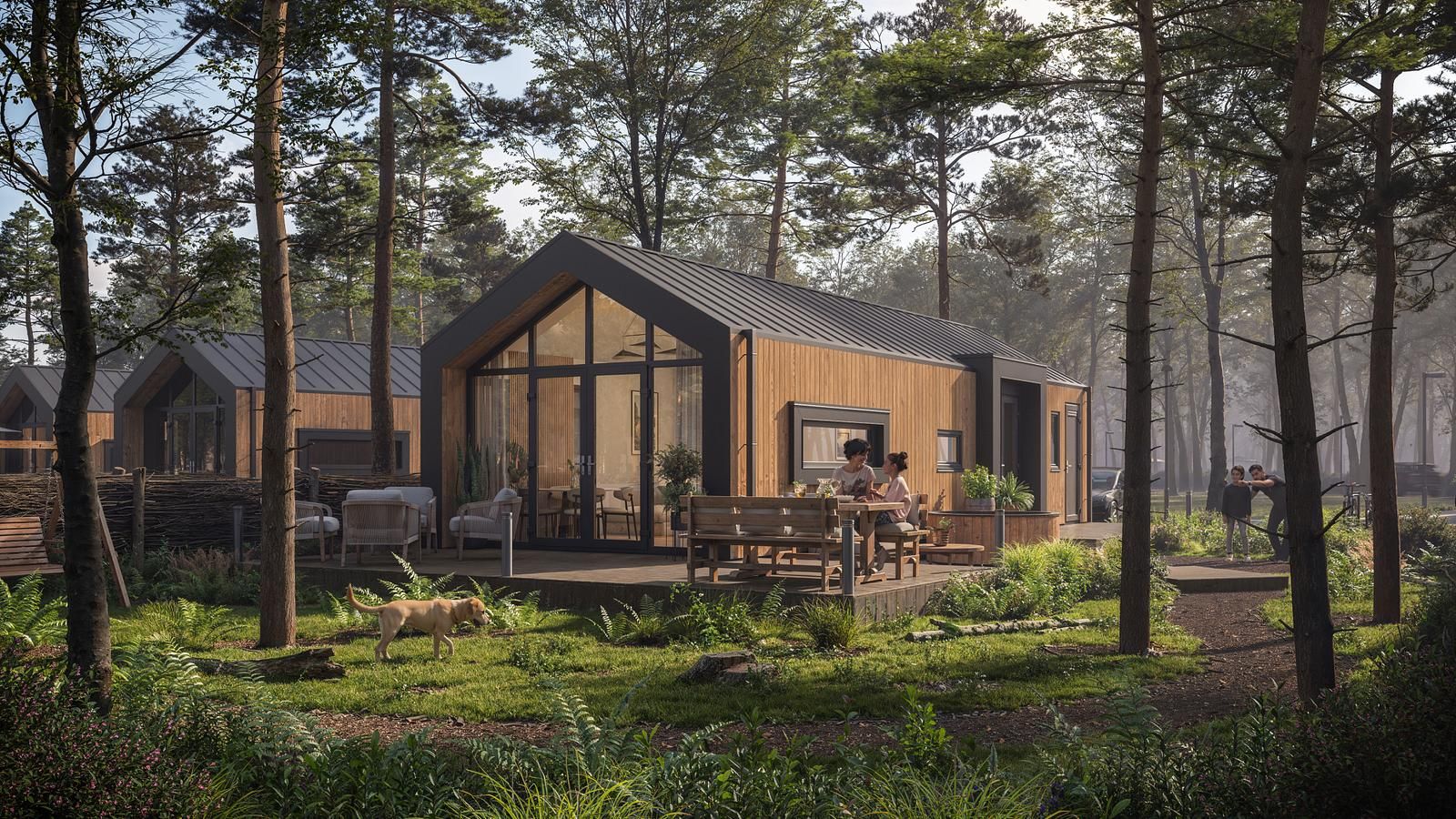 Unterkunft 526847 - Ferienhaus Twente - Boslodge met hottub & sauna | 6 pers