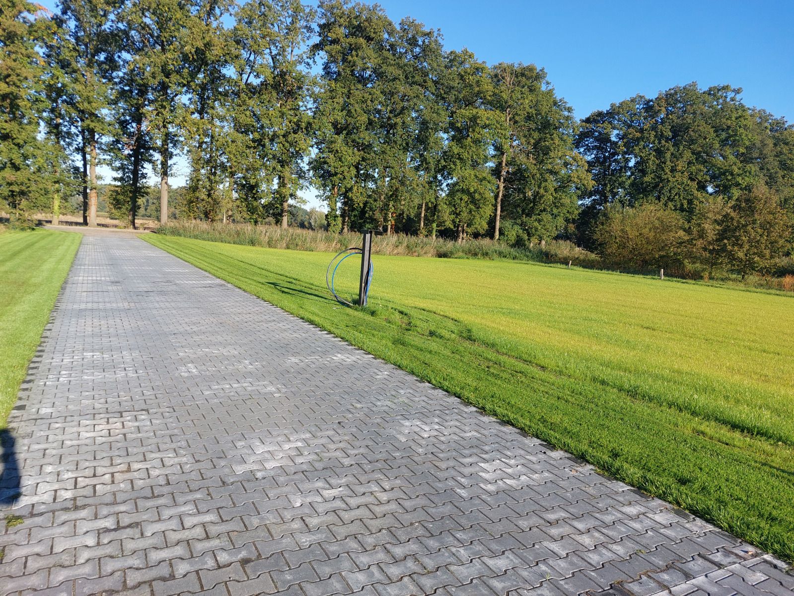 Gemuetlicher Innenbereich des Ferienhauses OV657 in Hertme, Twente mit Esstisch aus Holz und Pflanzen.