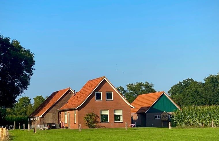 Rustikales Ferienhaus Cottage in Langeveen, im gruenen Twente, Overijssel, mit herrlichem Blick auf die umliegende Natur.