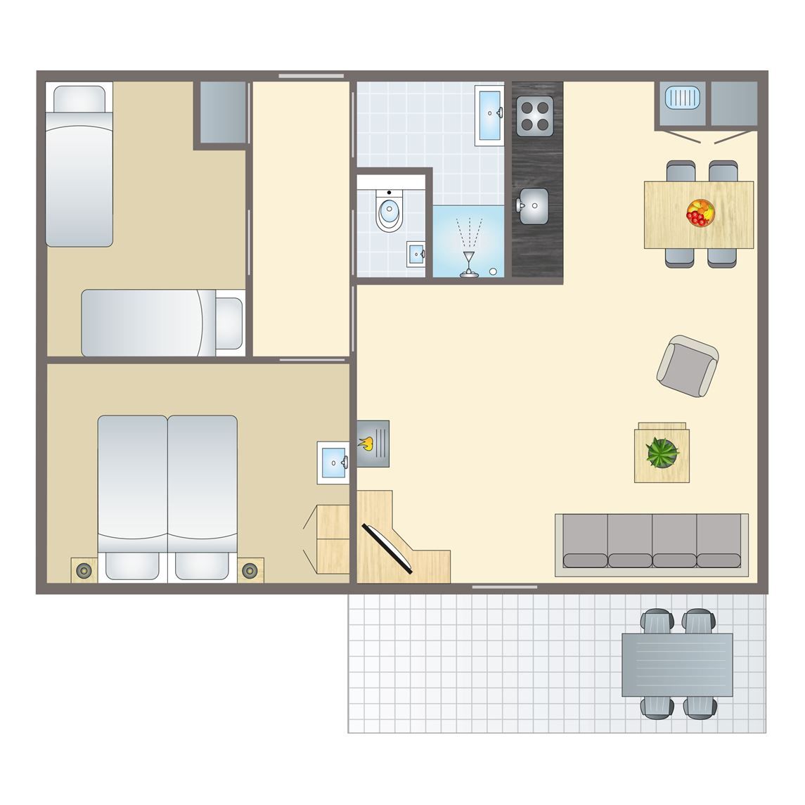 Guest house 5302138 - Bungalow Salland - Twenhaarsveld | 4-persoons bungalow | 4B