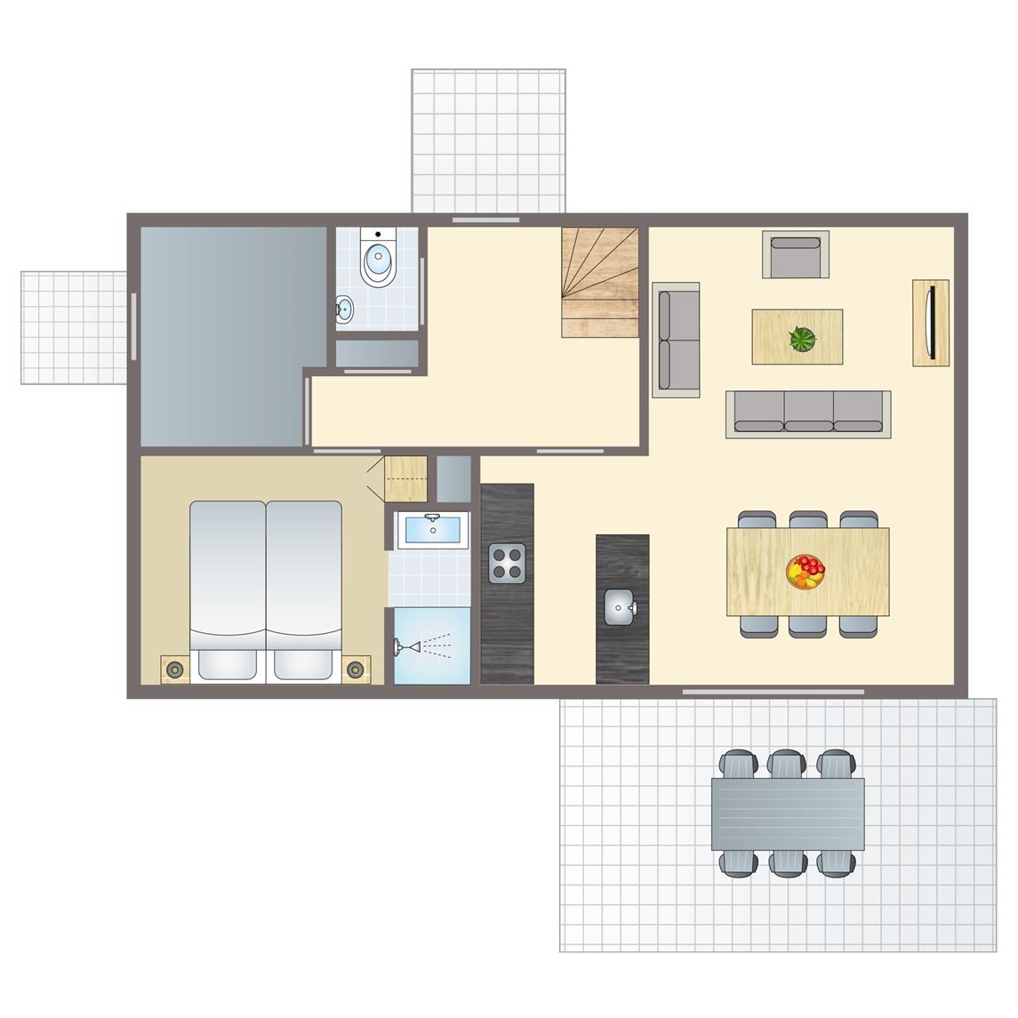 Unterkunft 5302139 - Bungalow Salland - Twenhaarsveld | 6-persoons bungalow | 6CE1