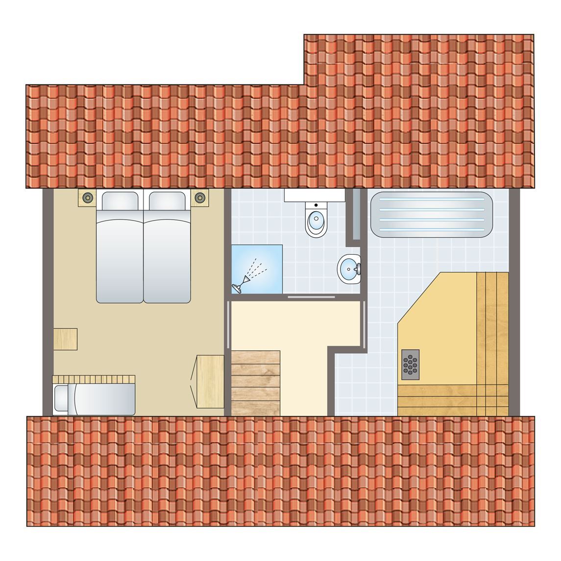 Guest house 5302140 - Bungalow Salland - Twenhaarsveld | 4-persoons bungalow | 4L