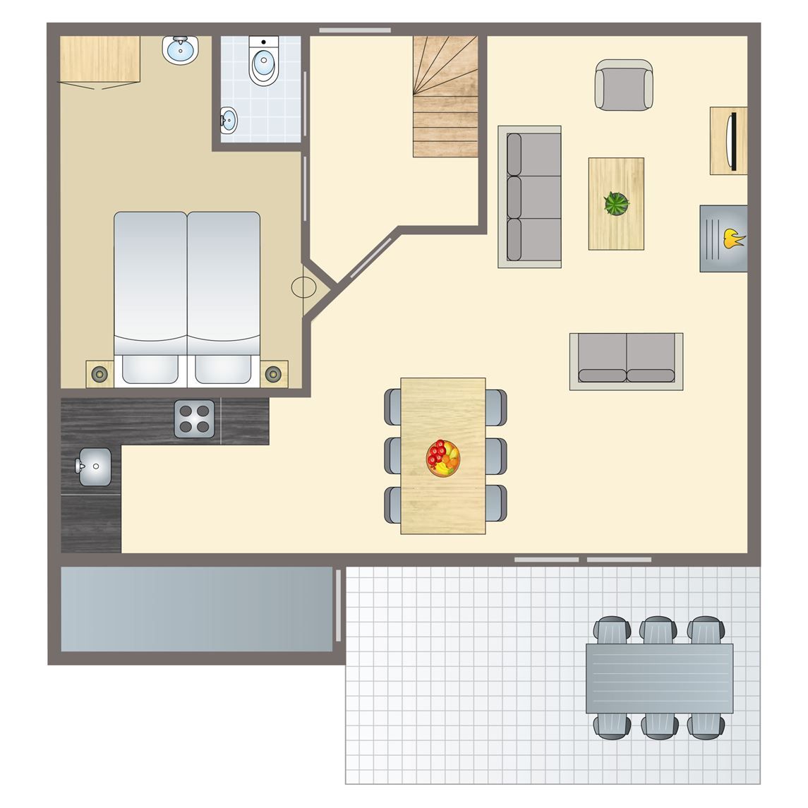 Unterkunft 5302143 - Bungalow Salland - Twenhaarsveld | 6-persoons hondenbungalow | 6CD