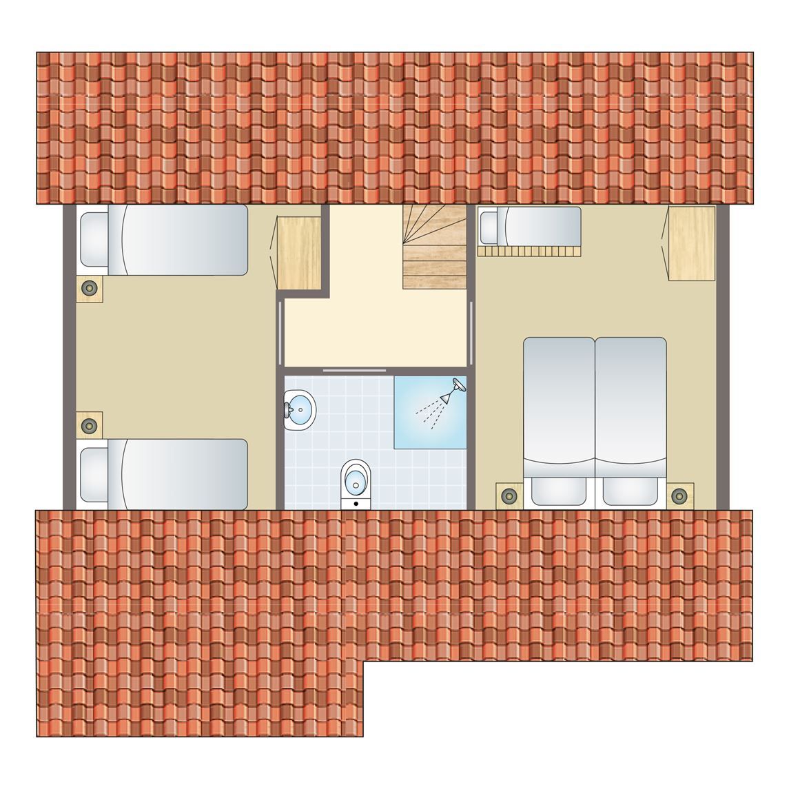 Unterkunft 5302155 - Bungalow Salland - Twenhaarsveld | 6-persoons bungalow | 6C2