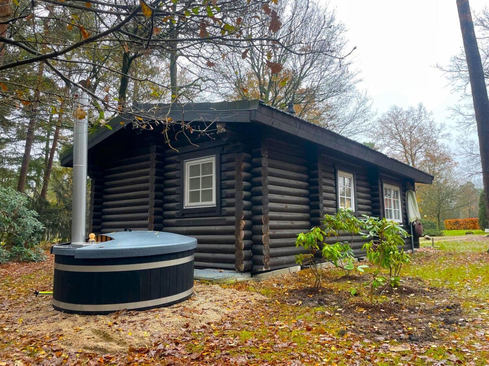 Unterkunft 5302161 - Ferienhaus Salland - Romantic Lodge met hottub&bad