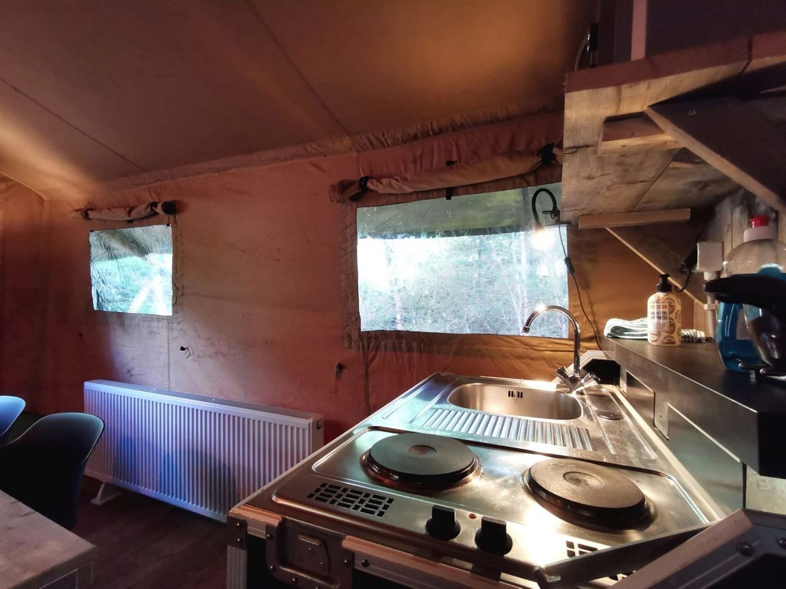 Verblijf 5302174 - Vakantiewoning Salland - Vakantiehuis Outdoors Holten - Glamping tent bad