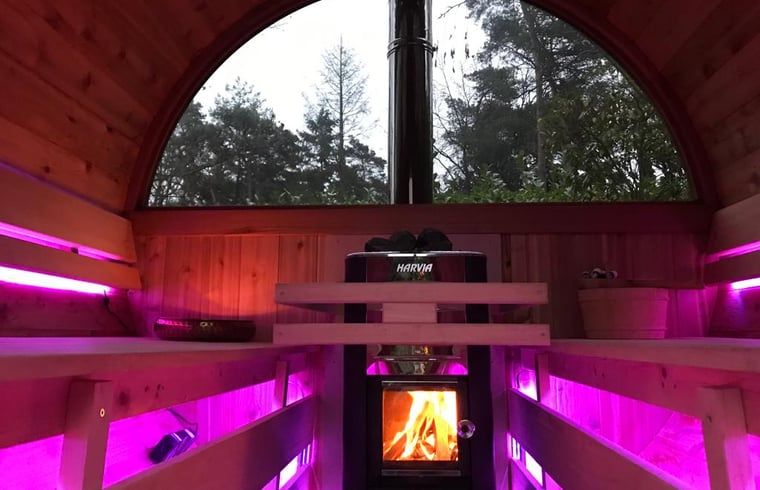 Geniet van de sauna in het Vakantiehuisje in Holten, gelegen in de prachtige natuur van Salland, Overijssel.