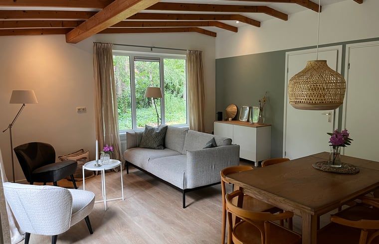 Cozy living room in Cottage in Hellendoorn, vacation accommodation in Salland, Overijssel.