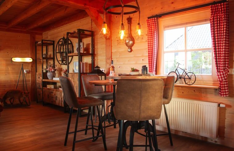 Cozy sitting area in Cottage in Hasselt, vacation home for relaxation in Salland, Overijssel.