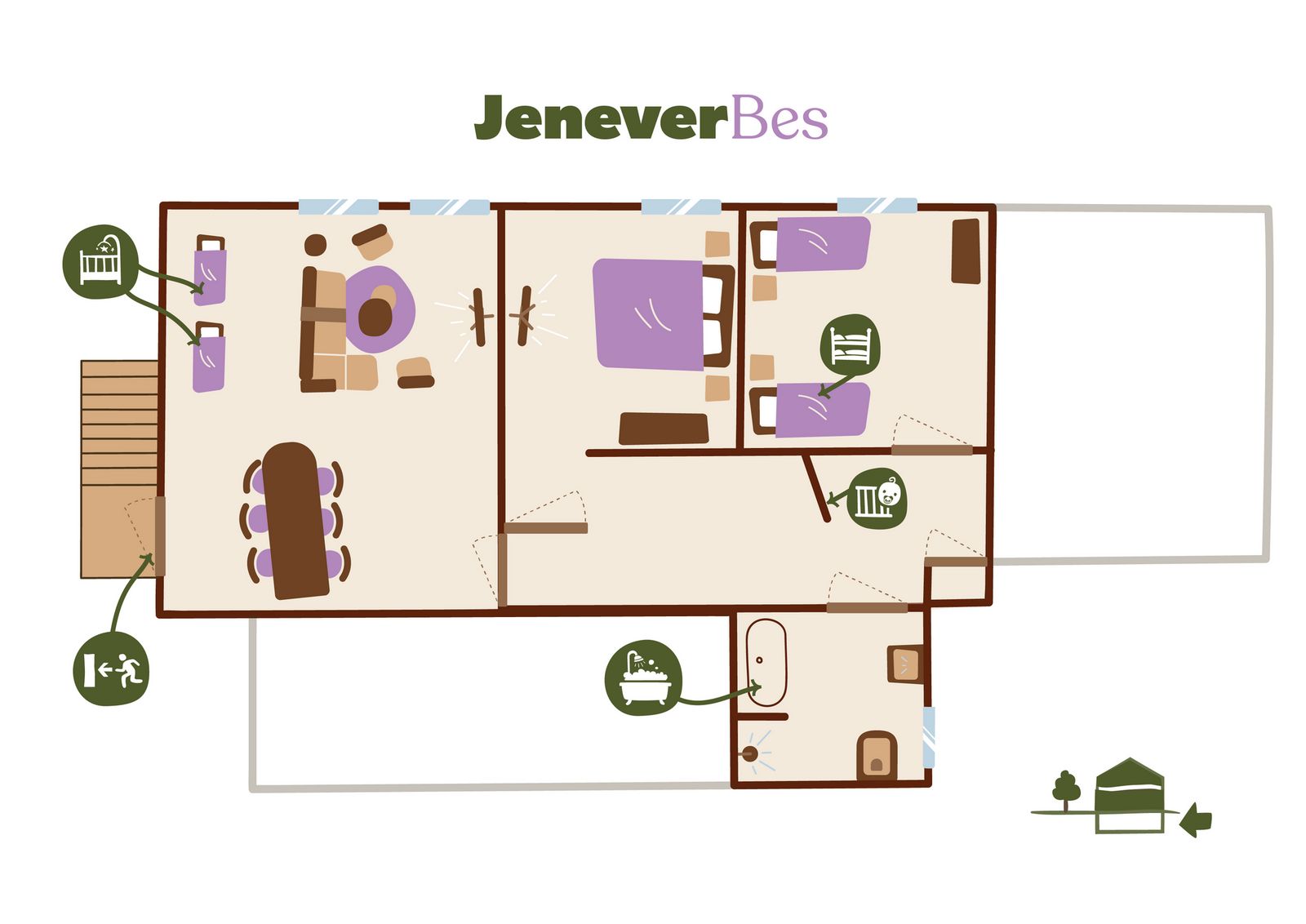 Guest house 540221 - Holiday property Vechtstreek - Familiehuis de Jeneverbes
